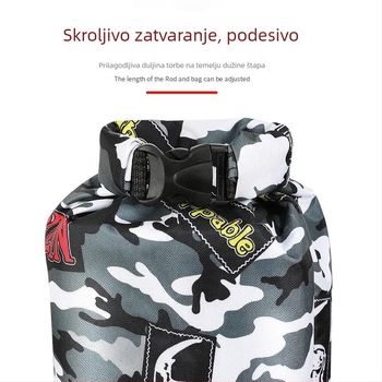 Sklopiva torba za štap za ribolov i kišobran – lagana PVC torba za pohranu