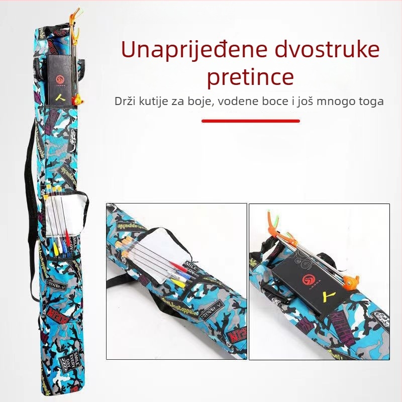Sklopiva torba za štap za ribolov i kišobran – lagana PVC torba za pohranu