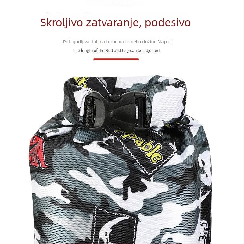 Sklopiva torba za štap za ribolov i kišobran – lagana PVC torba za pohranu