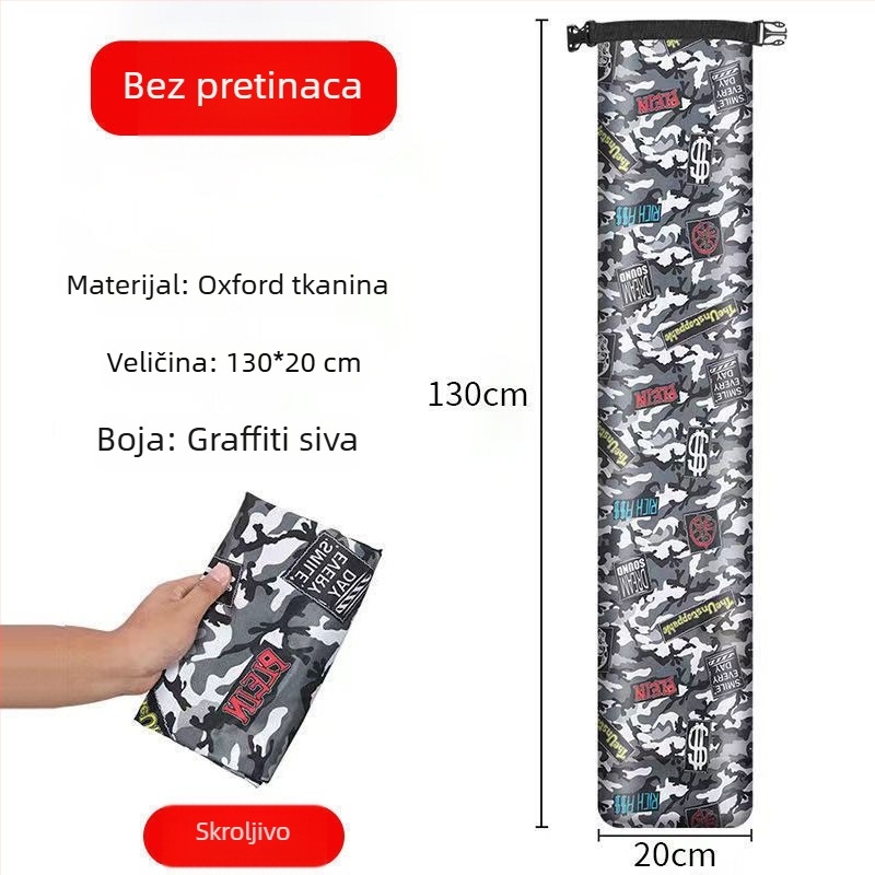 Sklopiva torba za štap za ribolov i kišobran – lagana PVC torba za pohranu