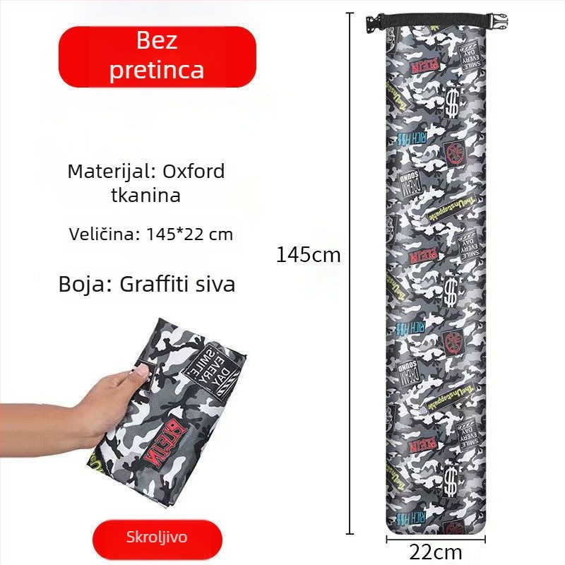 Sklopiva torba za štap za ribolov i kišobran – lagana PVC torba za pohranu