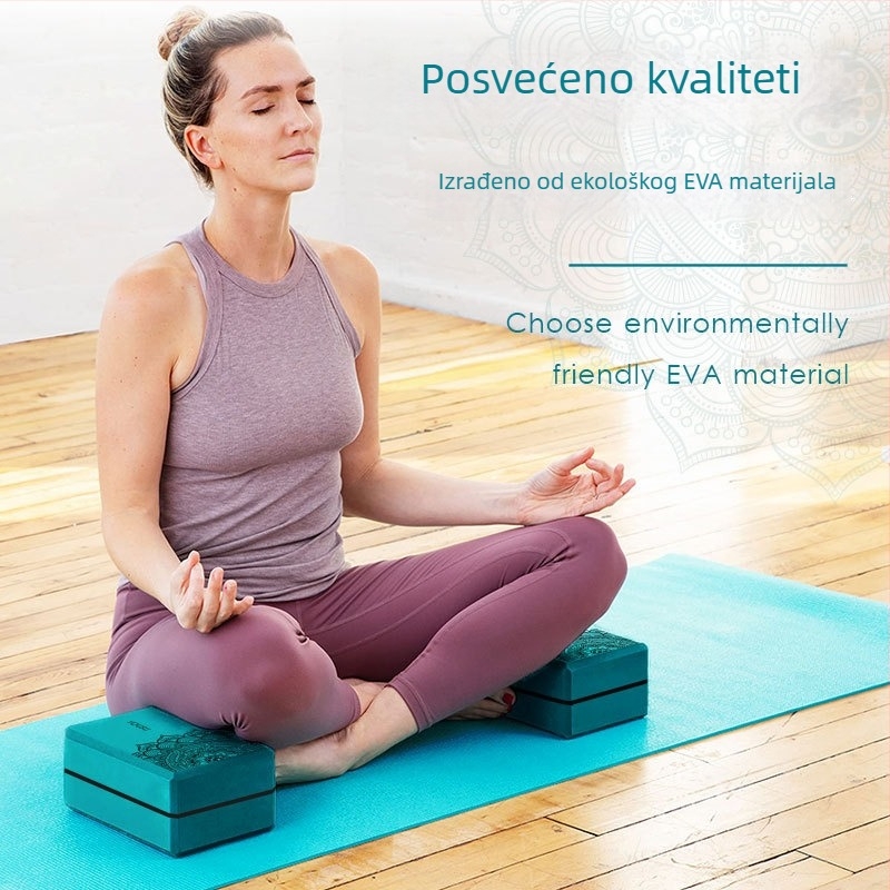 Joga blok – marka Excellent plastic; za fitness opremu, tjelesnu treninz i ples; kategorija: dodatna oprema za jogu