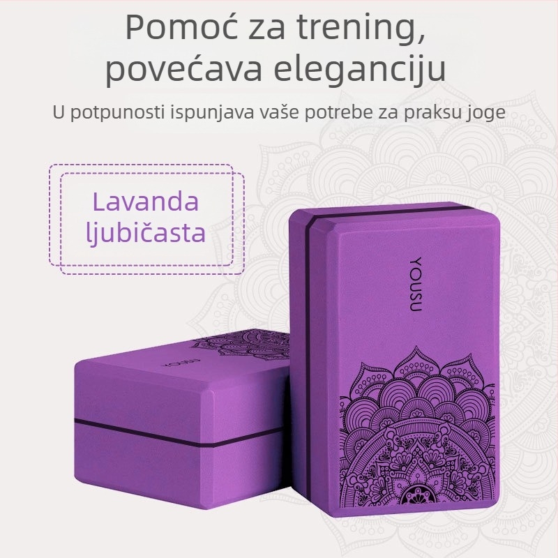 Joga blok – marka Excellent plastic; za fitness opremu, tjelesnu treninz i ples; kategorija: dodatna oprema za jogu
