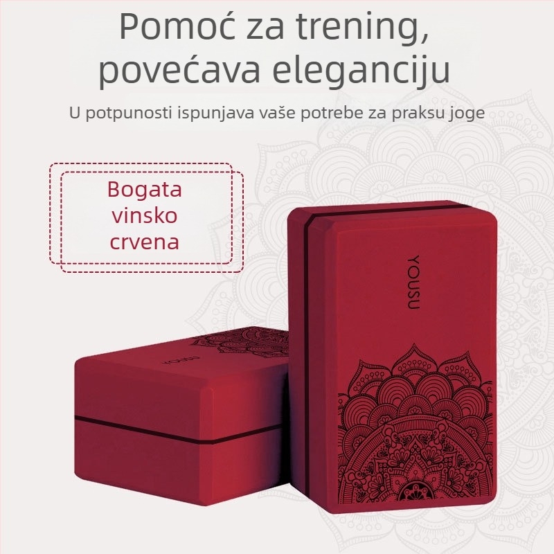 Joga blok – marka Excellent plastic; za fitness opremu, tjelesnu treninz i ples; kategorija: dodatna oprema za jogu