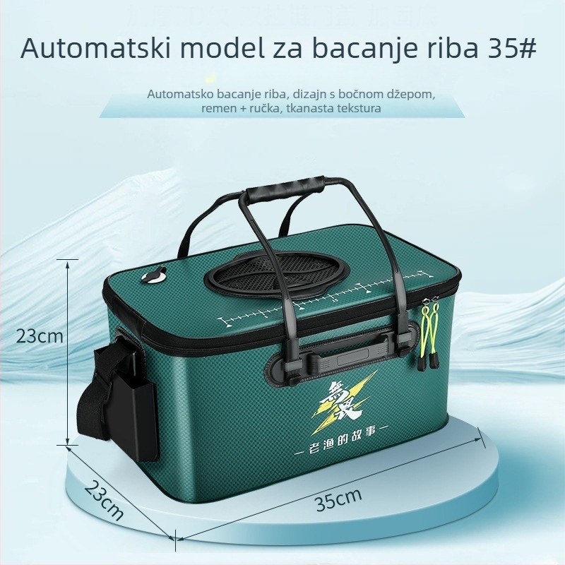 Sklopiva EVA kanta za ribu – vodootporna, prijenosna, višenamjenska kutija za ribolov na otvorenom