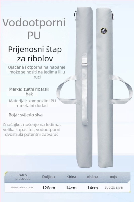 Torba za ribolovnu opremu s držačem štapa, All-in-One lagana višenamjenska torba za kišobran, Marka: Other, Materijal: svila