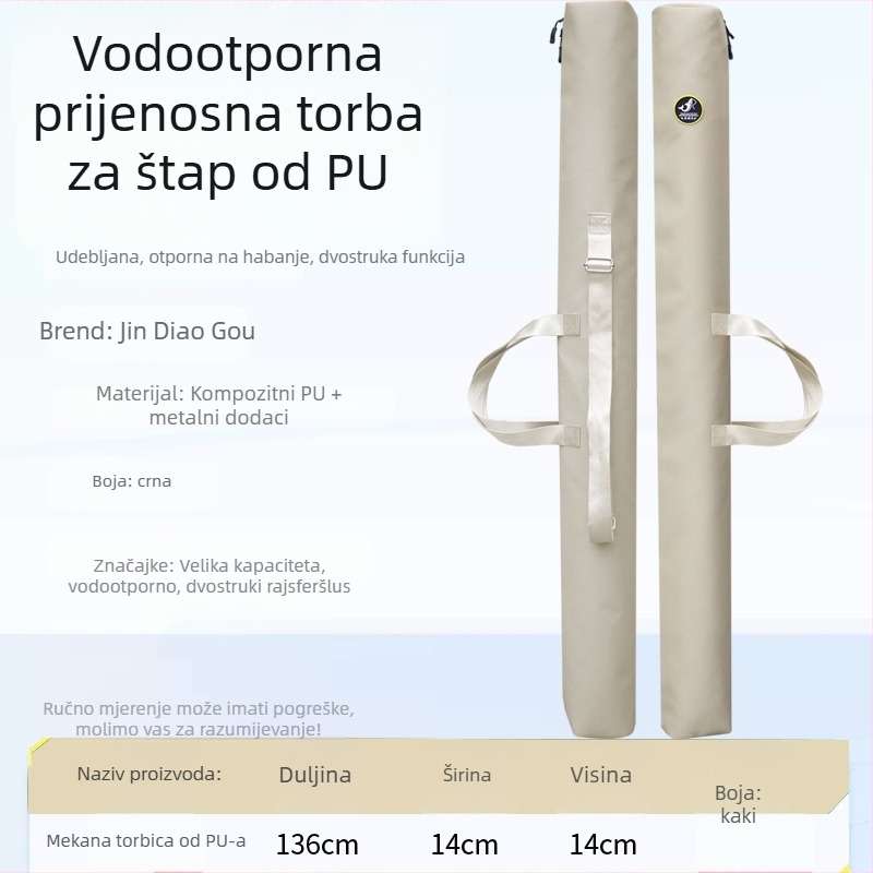 Torba za ribolovnu opremu s držačem štapa, All-in-One lagana višenamjenska torba za kišobran, Marka: Other, Materijal: svila