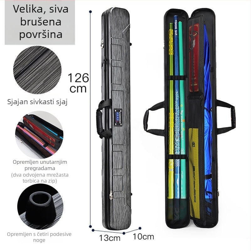 Torba za štapove za ribolov, vodootporna, lagana, velikog kapaciteta, višestruka torba za alate