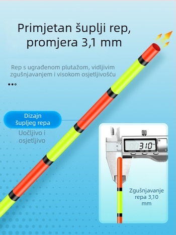 Vertikalni drift pluta za ribolov, Fishing eyes, nano materijal