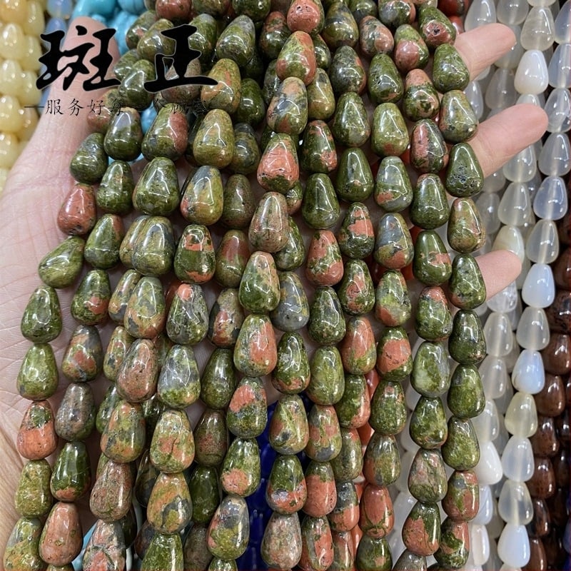 Bead komponente za nakit - prirodni kamen, poliran površina, modni stil, uzorak: Return pattern