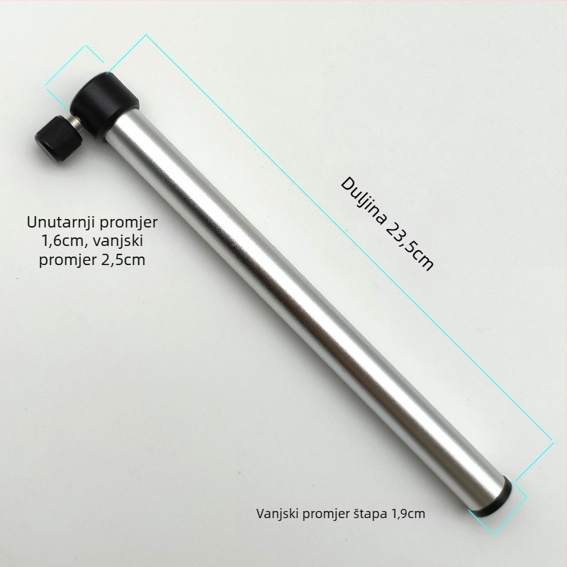 Pribor za kutiju za ribolov – aluminijsko-magnezijski spoj, četverodijelni set: tornjasti stalak, zaštita ribe, pladanj za mamac, nosač kišobran, univerzalna prilagodba