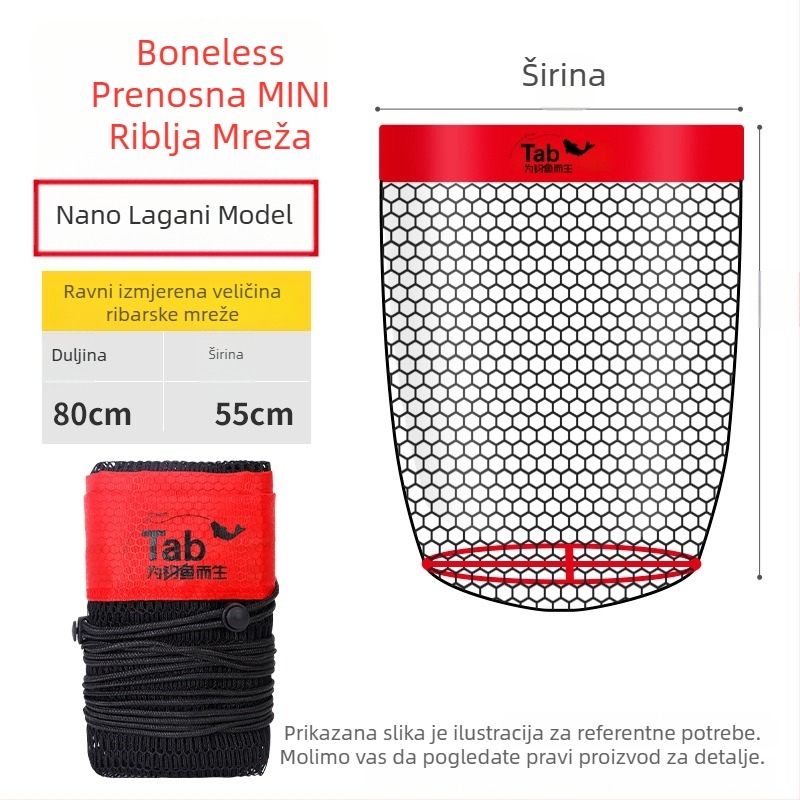 Tab Najlon Zaštita Ribarstva – Prenosna Mini Torba za Divlji Ribolov