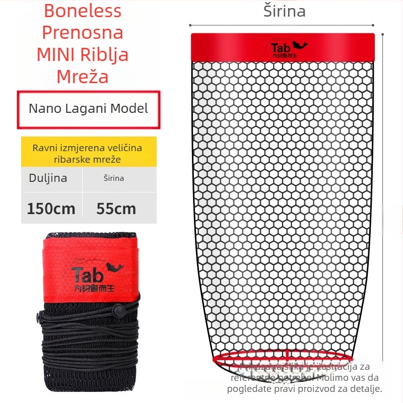 Tab Najlon Zaštita Ribarstva – Prenosna Mini Torba za Divlji Ribolov