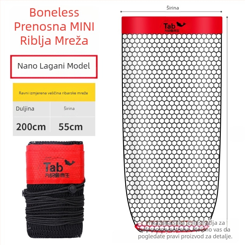 Tab Najlon Zaštita Ribarstva – Prenosna Mini Torba za Divlji Ribolov