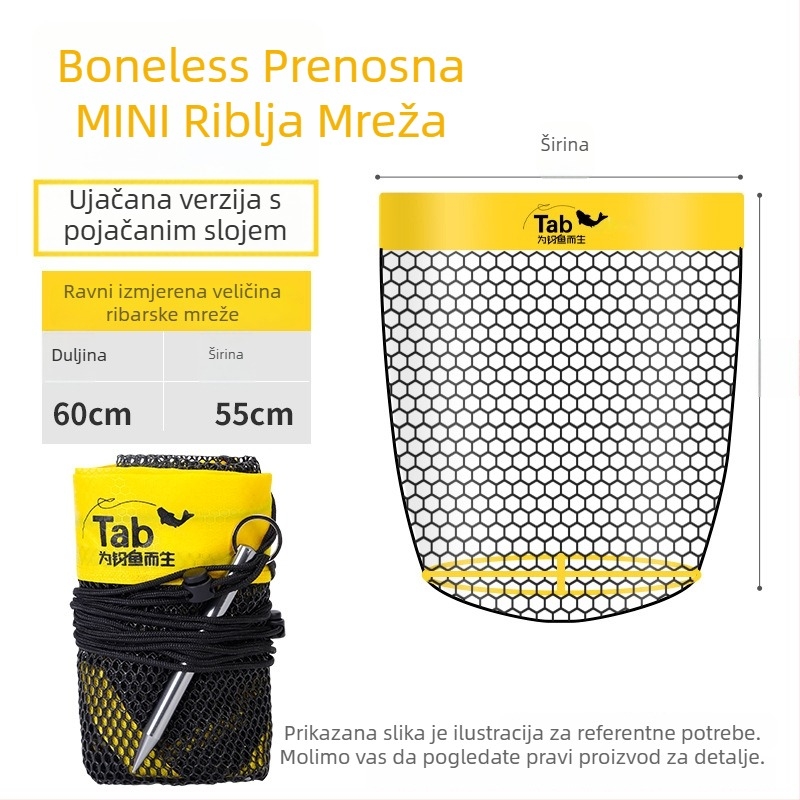 Tab Najlon Zaštita Ribarstva – Prenosna Mini Torba za Divlji Ribolov
