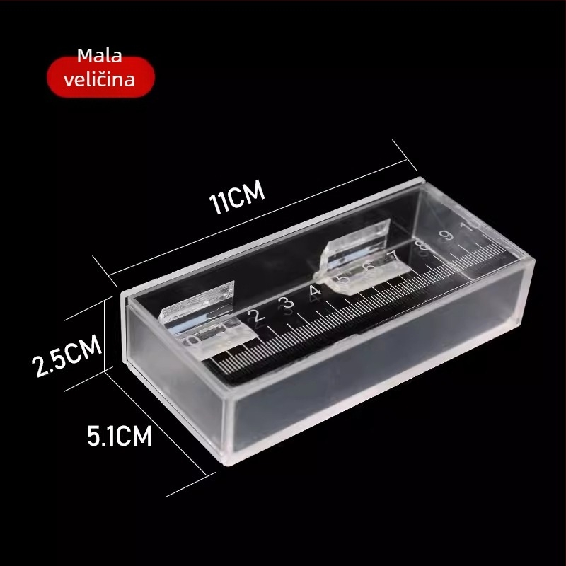 Gujing prozirna akrilna kutija za promatranje i čuvanje riba sa skalom