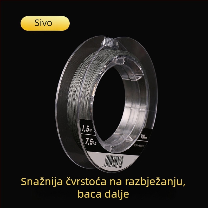 PE glavna linija - 8-žilna, izuzetno glatka, potapajuća, 100 m