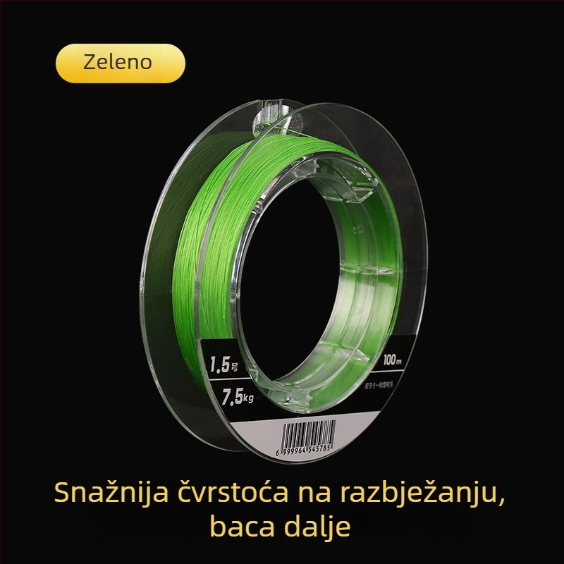 PE glavna linija - 8-žilna, izuzetno glatka, potapajuća, 100 m