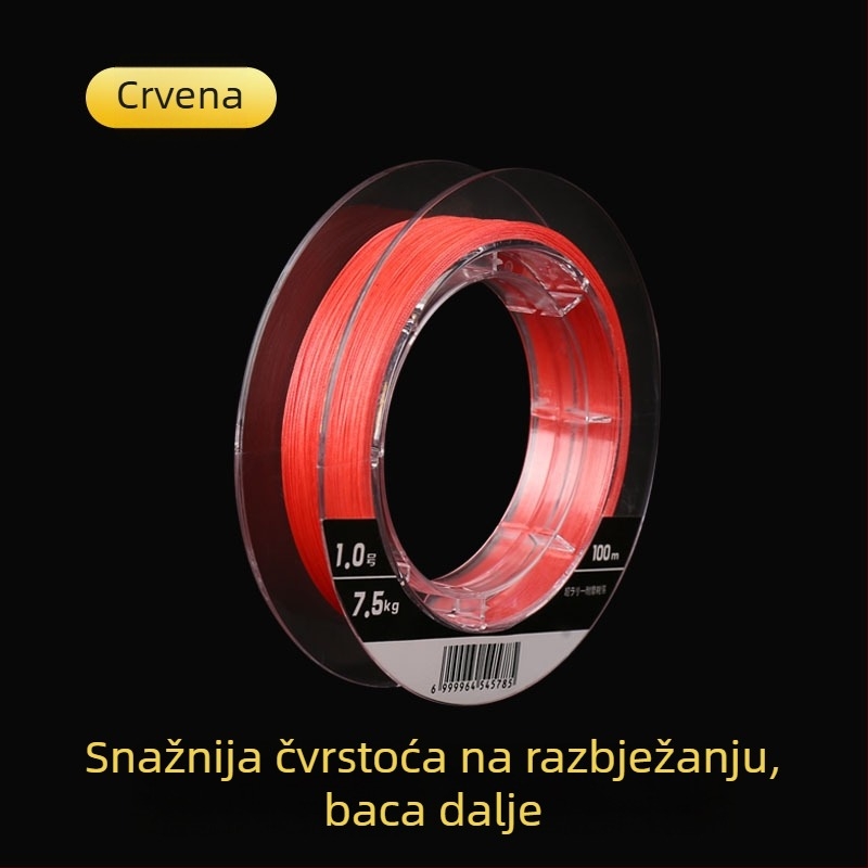 PE glavna linija - 8-žilna, izuzetno glatka, potapajuća, 100 m
