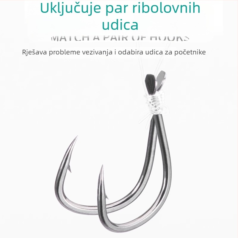Potpuni set ribolovnih linija s glavnom linijom i podlinijama, pojačane nosivosti