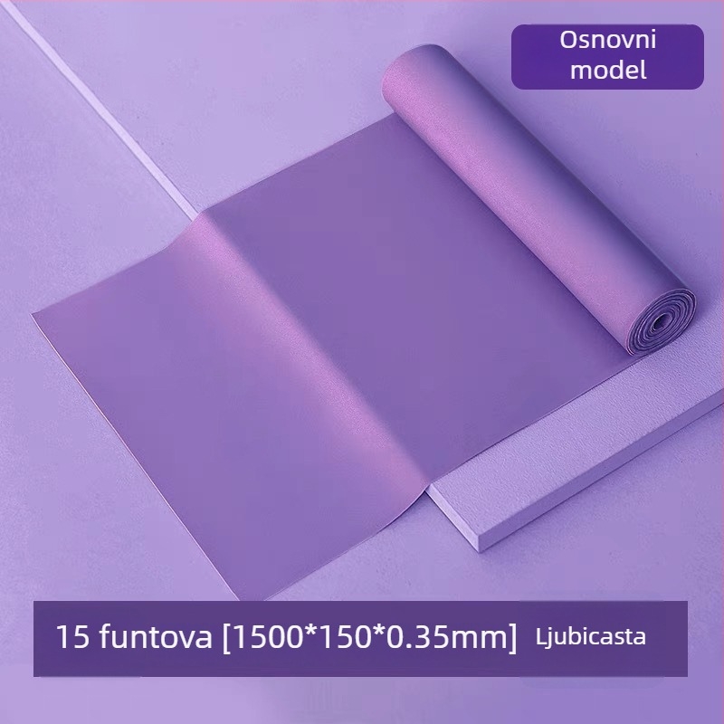 Joga napetostna traka – TPE elastična traka za oblikovanje bokova i nogu, kućni fitness trening, mršavljenje tijela