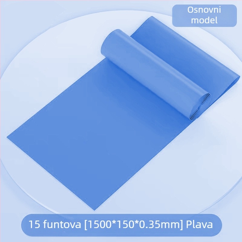 Joga napetostna traka – TPE elastična traka za oblikovanje bokova i nogu, kućni fitness trening, mršavljenje tijela