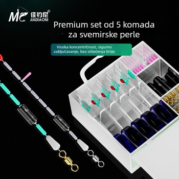 Jia Diaoni Silikonski set dodataka za ribarsku liniju – Premium komplet