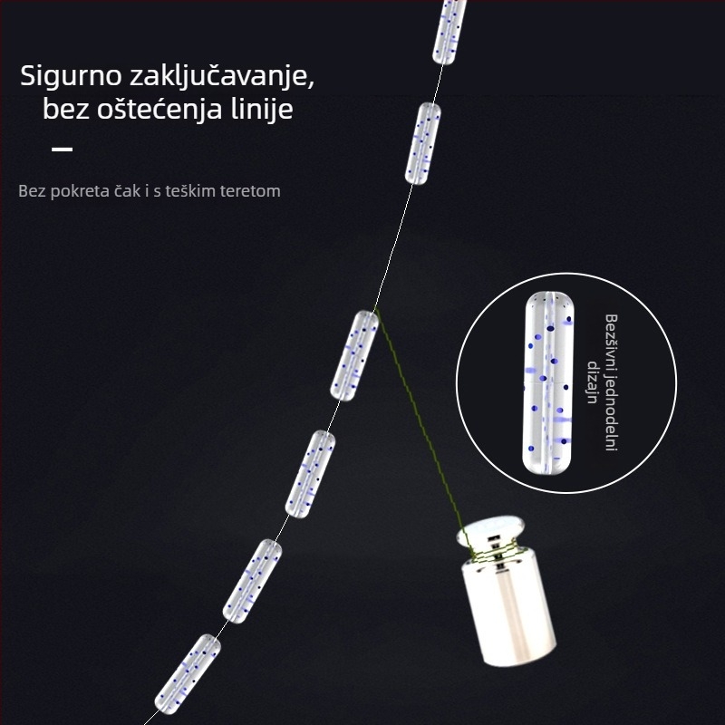 Jia Diaoni Silikonski set dodataka za ribarsku liniju – Premium komplet