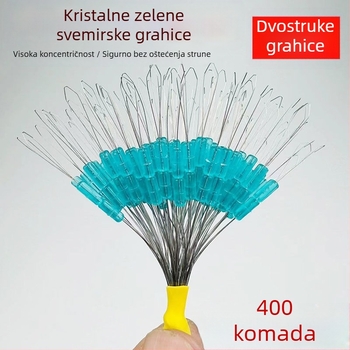 Set za ribolov Space Beans: 400 malih zelenih Space Beans, glavni najlonski komplet i dodaci