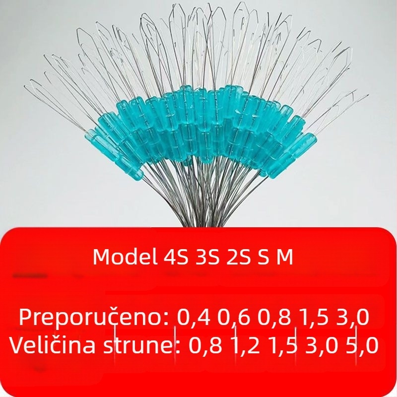 Set za ribolov Space Beans: 400 malih zelenih Space Beans, glavni najlonski komplet i dodaci