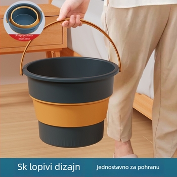 Sklopivo vedro za vanjsku upotrebu - prenosno PP plastično vedro, Xin cong, lansirano 2023., 0,1 kg