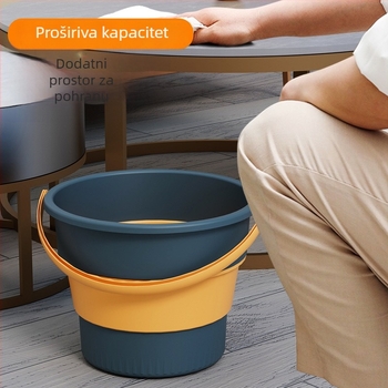 Sklopivo vedro za vanjsku upotrebu - prenosno PP plastično vedro, Xin cong, lansirano 2023., 0,1 kg