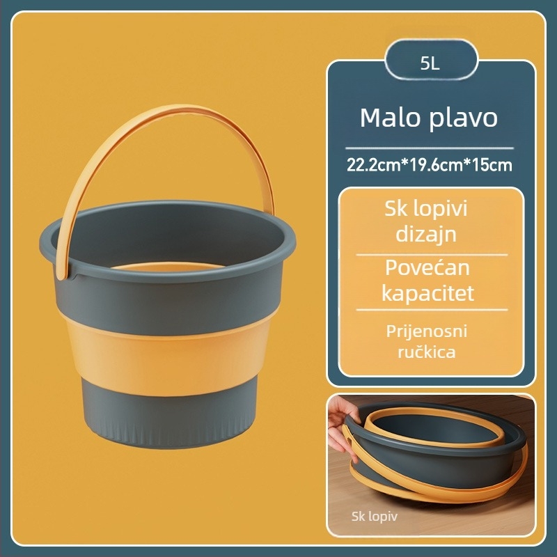 Sklopivo vedro za vanjsku upotrebu - prenosno PP plastično vedro, Xin cong, lansirano 2023., 0,1 kg
