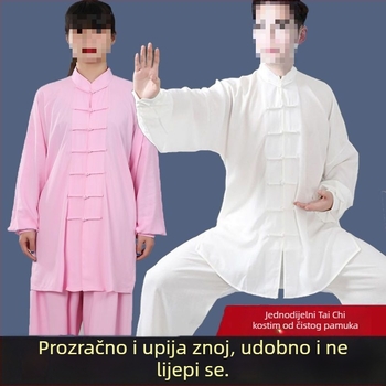Tai Chi odijelo za proljeće i ljeto – prozračno s dugim rukavima, odijelo za muškarce i žene