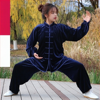 Tai Chi kostim za jesen-zimu, unisex za odrasle, smjesa sintetičkih vlakana 92% poliester, podstava 92% poliester.