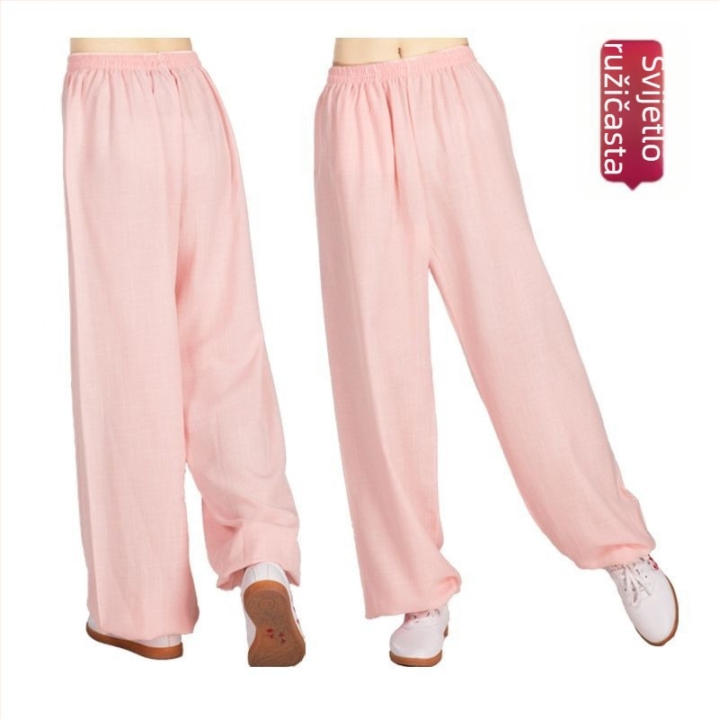 Tai Chi hlače, Corduroy tkanina od lana