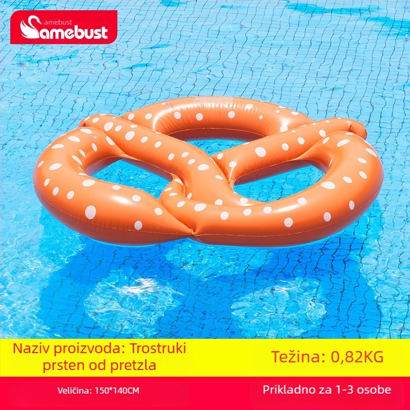 Mermaid plivački prsten za odrasle, napuhující plivački krug s dizajnom jednoroga i donut, PVC 0,3 mm, tisak, marka Camebust/Clebust
