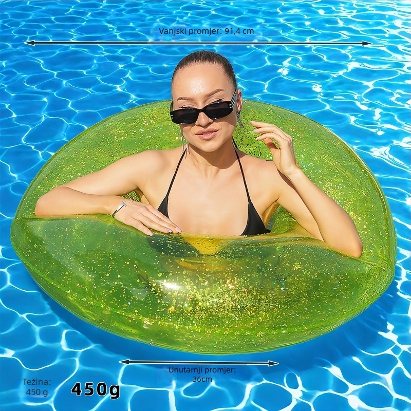 Dječji plivački prsten s volanom, napuhavajuće sjedalo, PVC 0,18 mm, za bazen