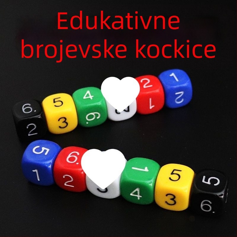 Edukativne nehrđajući čelični kockice za učenje aritmetike djeci (zbrajanje, oduzimanje, množenje, dijeljenje)