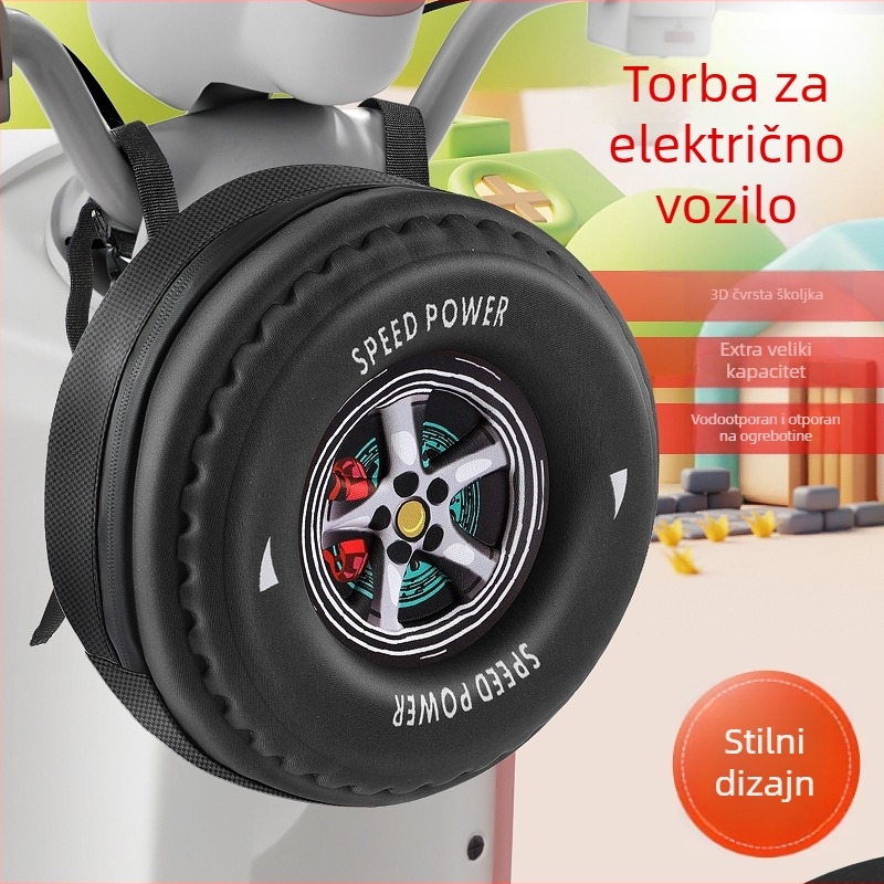 Kožna torba za pohranu električnog bicikla, tvrdi kućište, model CBJLTB01, s umetkom uključенom, Chi Beijia