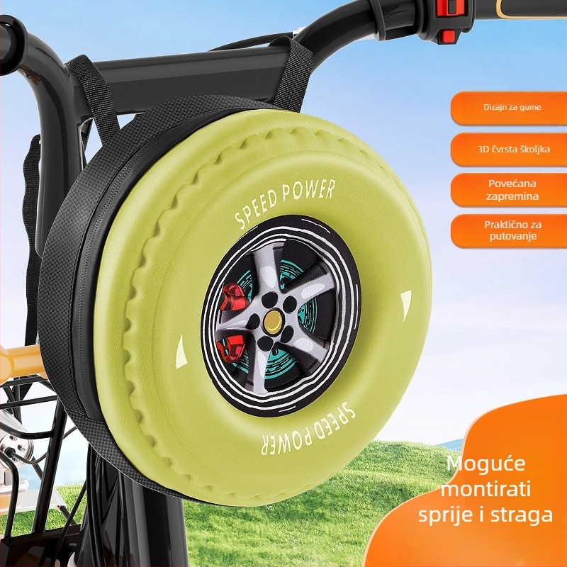 Kožna torba za pohranu električnog bicikla, tvrdi kućište, model CBJLTB01, s umetkom uključенom, Chi Beijia