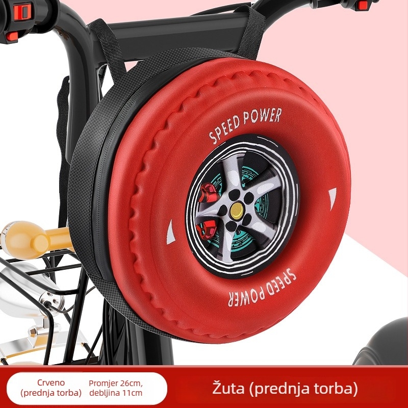 Kožna torba za pohranu električnog bicikla, tvrdi kućište, model CBJLTB01, s umetkom uključенom, Chi Beijia