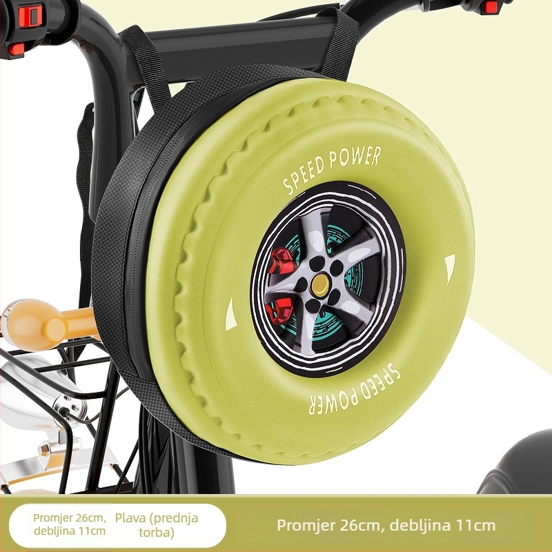 Kožna torba za pohranu električnog bicikla, tvrdi kućište, model CBJLTB01, s umetkom uključенom, Chi Beijia