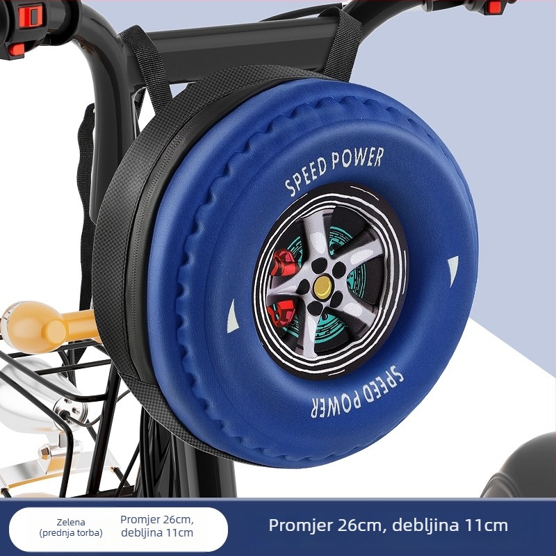 Kožna torba za pohranu električnog bicikla, tvrdi kućište, model CBJLTB01, s umetkom uključенom, Chi Beijia