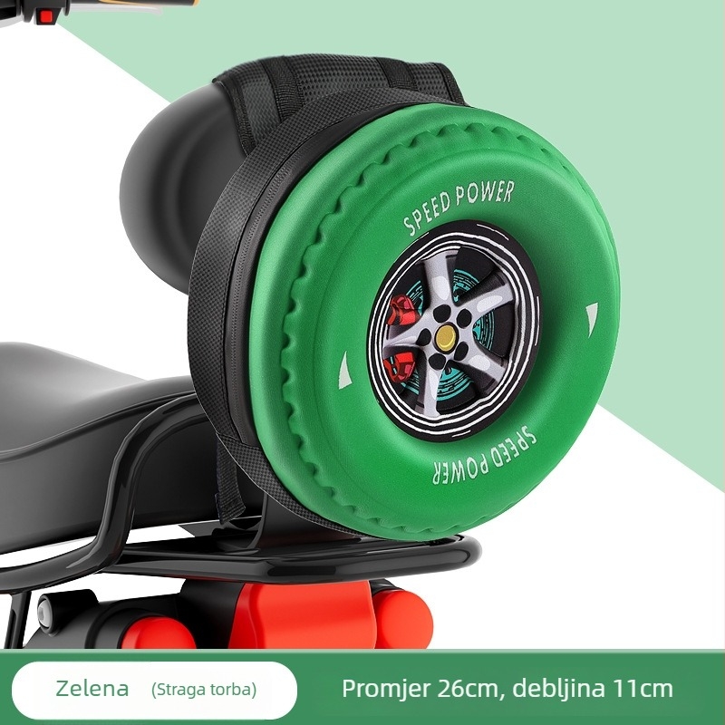 Kožna torba za pohranu električnog bicikla, tvrdi kućište, model CBJLTB01, s umetkom uključенom, Chi Beijia