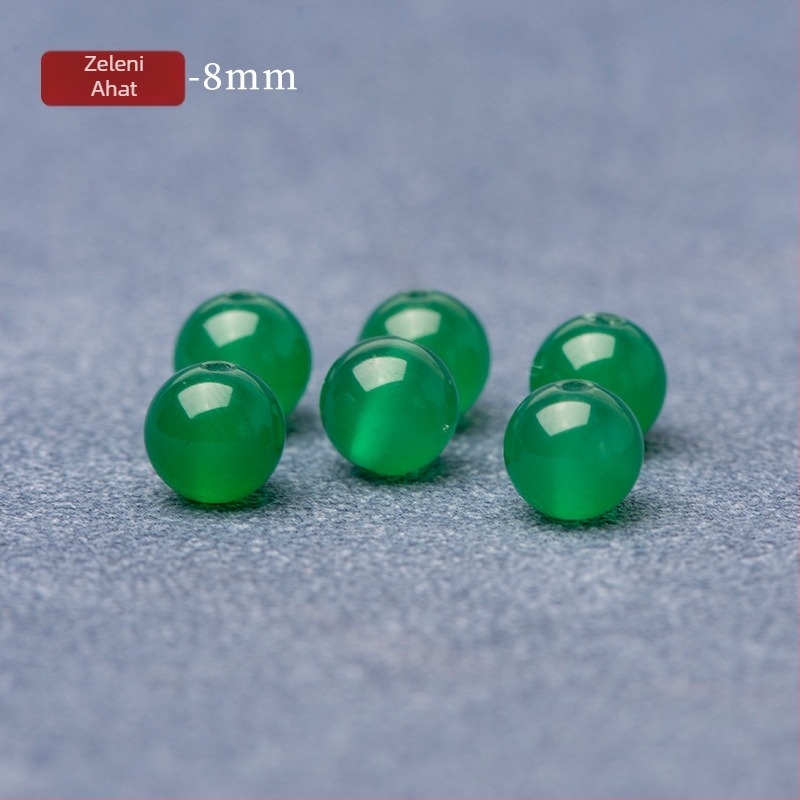 Crvene ahatove perle 6 mm i 8 mm slobodne perle za DIY ogrlice i narukvice