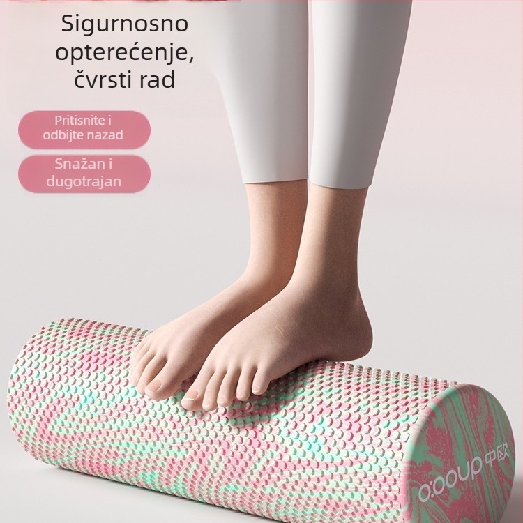 Čvrsti joga valjak za opuštanje mišića – romboidni dizajn, materijal PE+EVA, pogodan za listove, ruke i vrat
