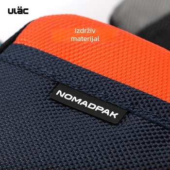 ULAC torba za okvir bicikla na gornju cijev TB1/TB2, platnena, kapacitet 1.2–1.6 L