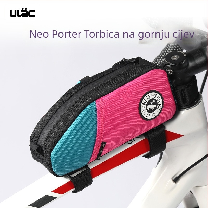 ULAC torba za okvir bicikla na gornju cijev TB1/TB2, platnena, kapacitet 1.2–1.6 L