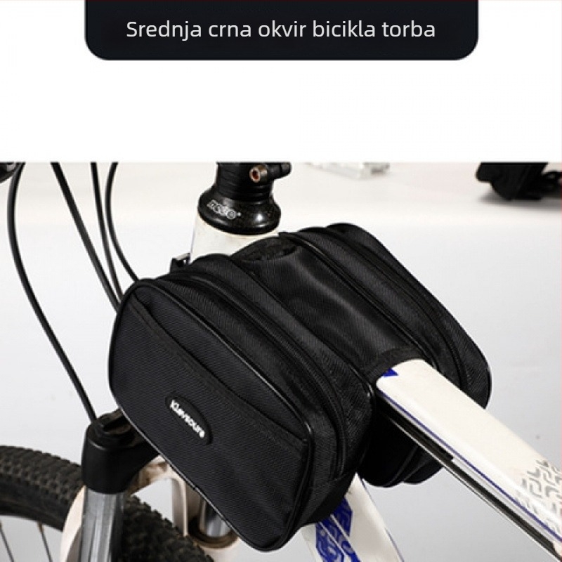 Torba za prednji okvir bicikla – Velika, univerzalna kompatibilnost, na skladištu